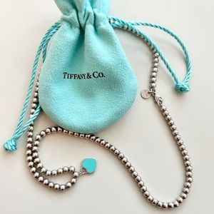 Return to Tiffany bead necklace